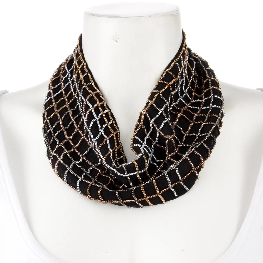 Mignonne Gavigan Autumn Mini Scarf Necklace NWT